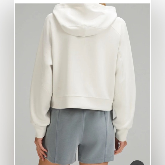 LULULEMON Softstreme Hoodie SQUARE DOT SIZE 2 women’s bone white - Picture 2 of 8
